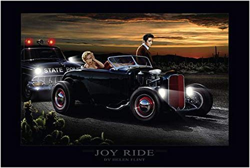 Scorpio Posters Elvis And Marilyn - Joy Ride - By Helen Flint - Laminated Poster - 36.5'' X 24''