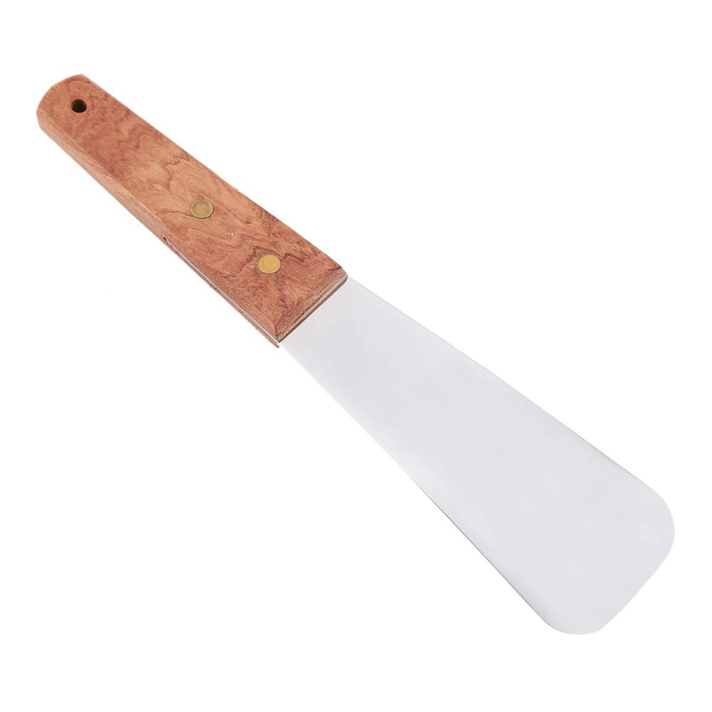Ice Cream Scoop Stainless Steel Ice Cream Shovel With Wooden Handle Dessert Spade Butter Cutter For Spooning Frozen Hard Gelato