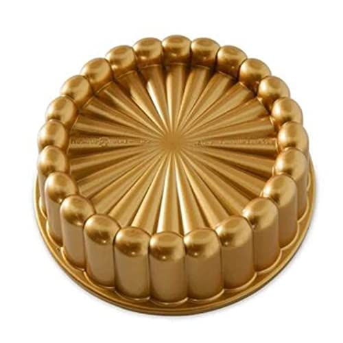 Koolouispoper Cake Mold Aluminium Kitchen Accessories Decoration Round Christmas Wedding Family 3D Cake Pan 24 * 7 * 2Cm