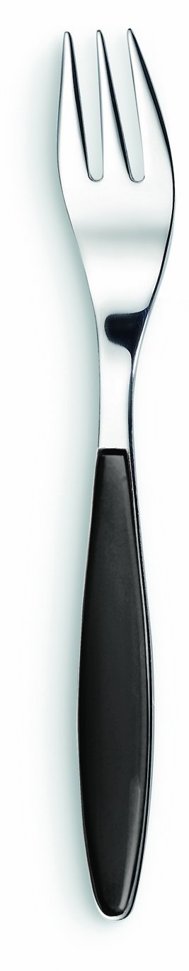 Guzzini Feeling 6-Inch L Dessert Fork, Grey