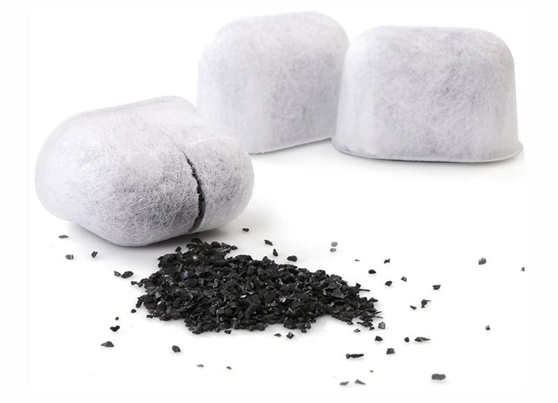 Nispira Refined Activated Charcoal Water Filter Pods Replacement Compatible With Coffee Maker Keurig 2.0 Or Older, 18 Packs
