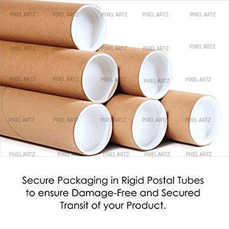 PIXELARTZ Kerala Mural Sri Ganesh Canvas Painting | Traditional Art Unframed Painting for Home dcor - Multicolour (17x23 Inches,