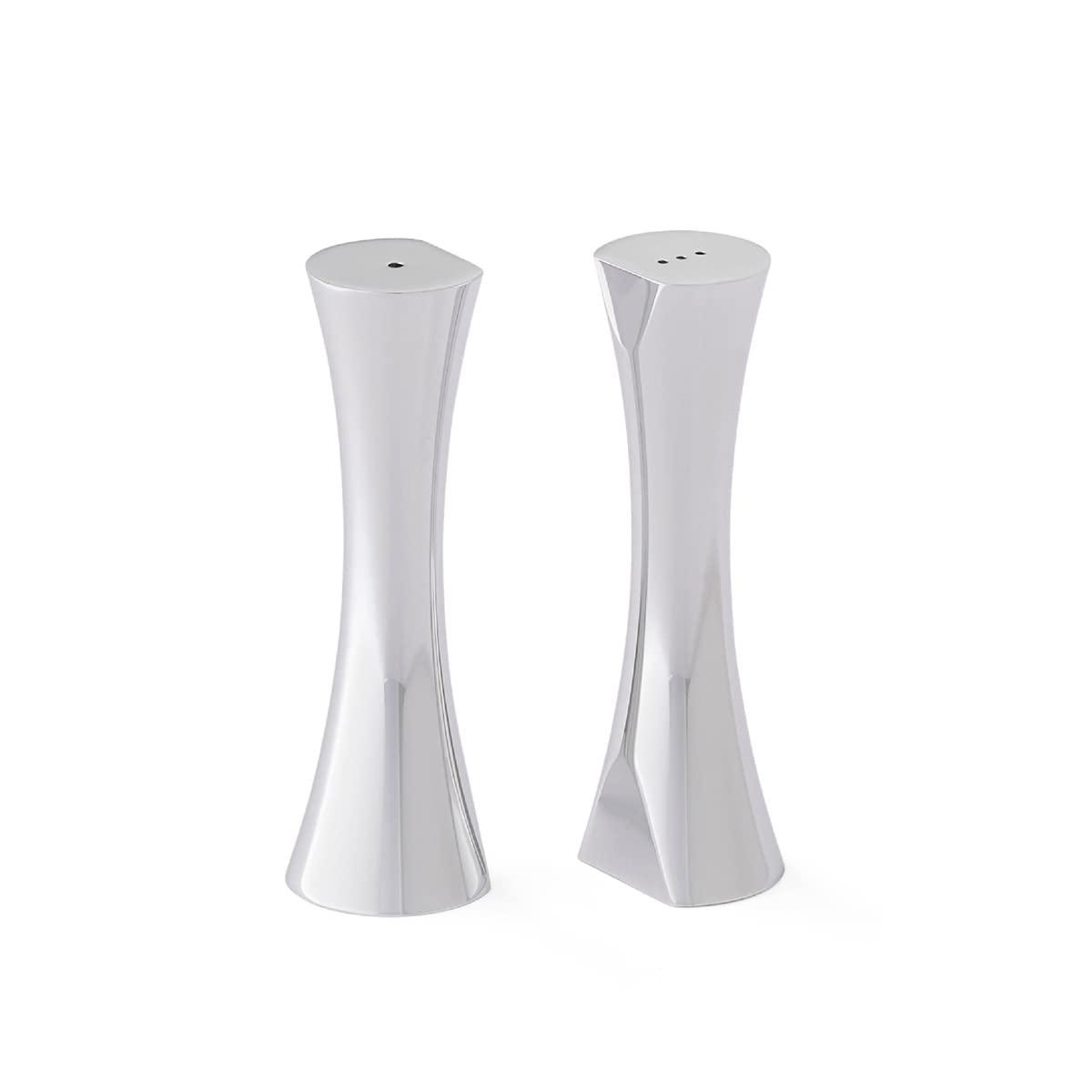 Nambe Kissing Salt & Pepper Shakers | 2-Piece Set | Kitchen Tool | Salt Sugar Spice Pepper Seasoning Bottle For Table, Rv, Camp,