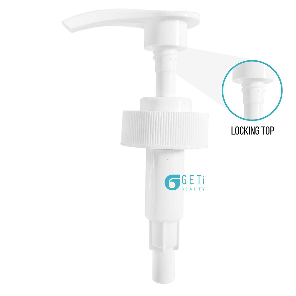 Geti Heavy Duty Liquid Dispenser Pump For Shampoo - Conditioner - Soap - Pet Shampoo - Fits Gallon - 128Oz Bottles And Jugs 4Cc