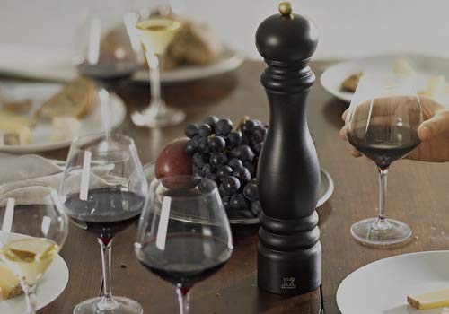 Peugeot Paris U'Select Salt And Pepper Mill 9'' Set, Natural And Chocolate