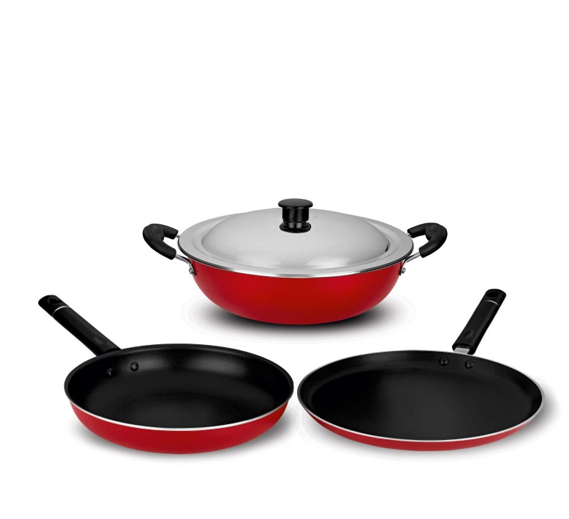 Ideal Non Stick Cookware 4 Pieces Set, Jumbo