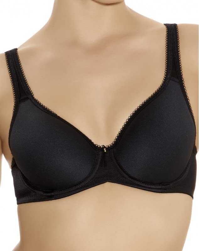 Wacoal Womens Plus-Size Basic Beauty Contour Spacer Bra, Black, 38D