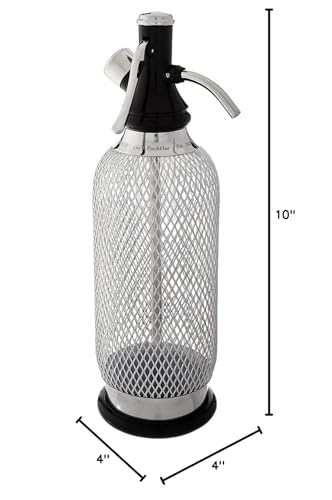 iSi Sodamaker Classic Mesh 1 Quart Soda Siphon Bottle with Chargers