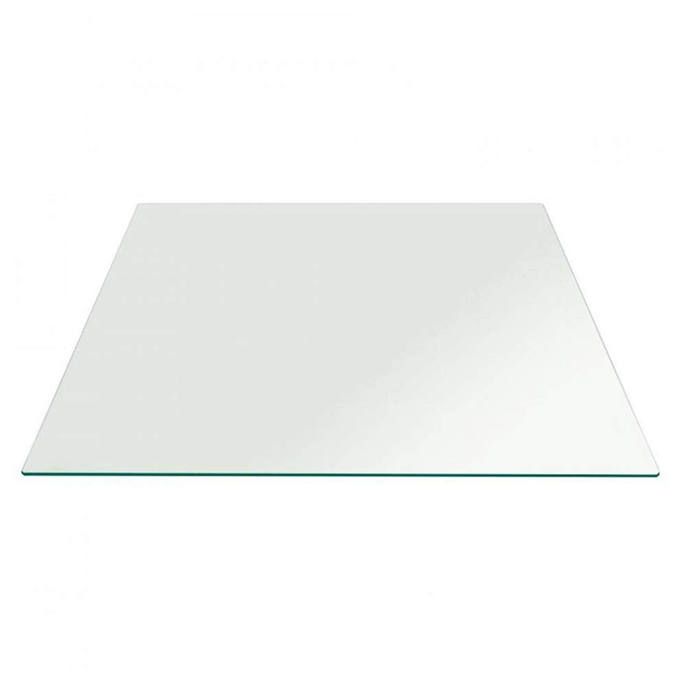 WGV Large Square Mirror Plate 8 Width, 4.5 mm Thickness, Frameless Sanded Edges, Quality Thick Candle Tray, Home Event Party Wed
