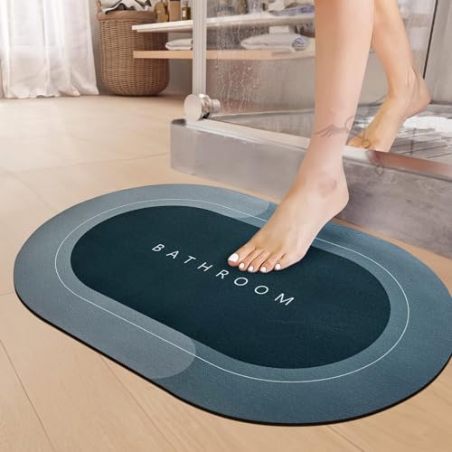 Sittella 3.5Mm 1 Pc Rubber Bath Mat,AntiSkid Water Soaking Bathroom Rug Door,Floor, Soft Quick Dry Water Absorbent Mat For Home