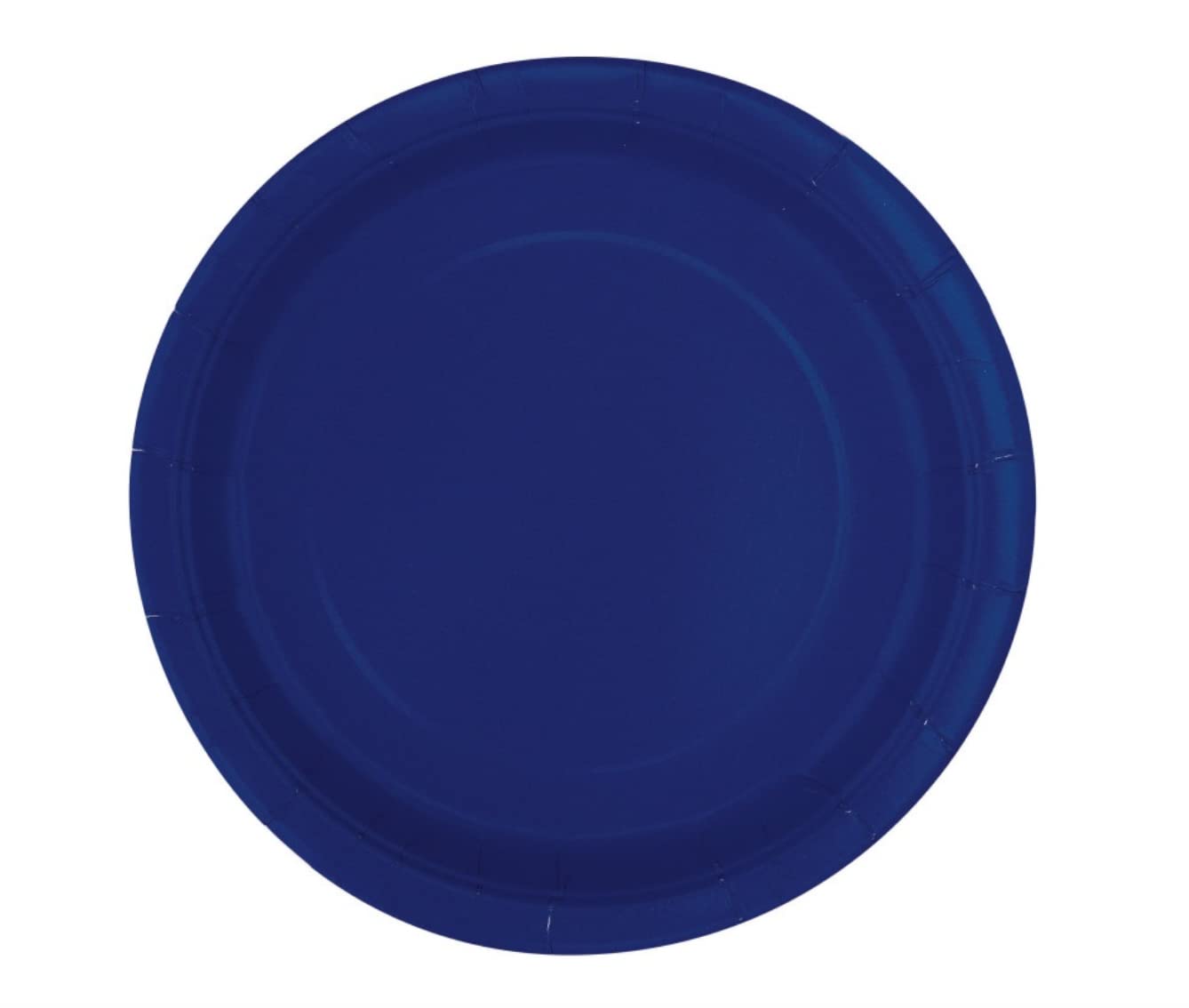 Elegant True Navy Blue Solid Dessert Plates - 7'' (Pack Of 20) - Sturdy & Disposable Dinnerware - Perfect For Parties And Events