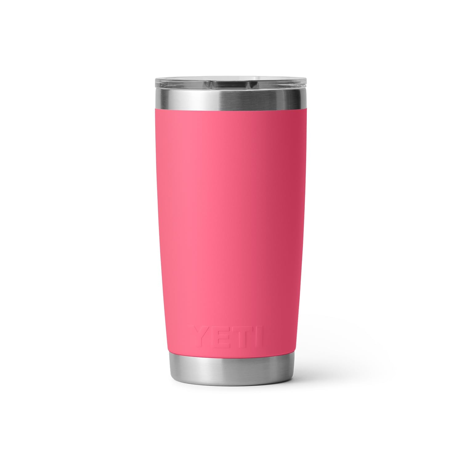 Yeti Rambler 20 Oz Tumbler, Stainless Steel, Vacuum Insulated With Magslider Lid, Tropical Pink