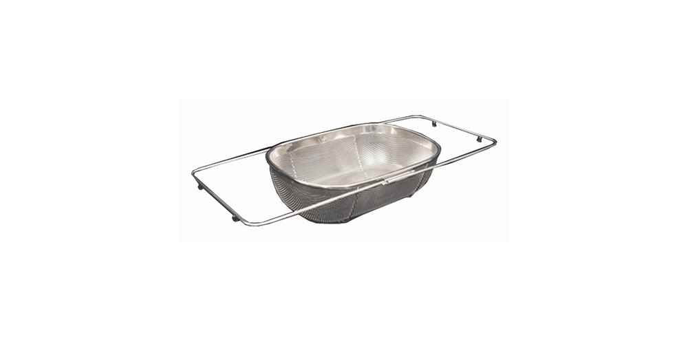 Whitehaus Over The Sink Extendable Colander Strainer Stainless Steel Whnexc01