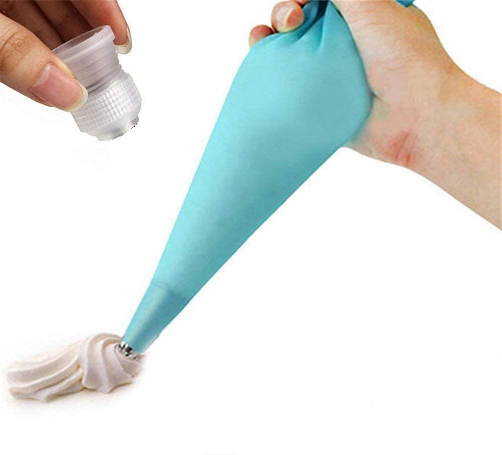 Baking Set 35 Cm Professional Reusable Silicone Icing/Piping Bag For Cake/Pastry/Cupcake Decorating (Nozzle Not Include)