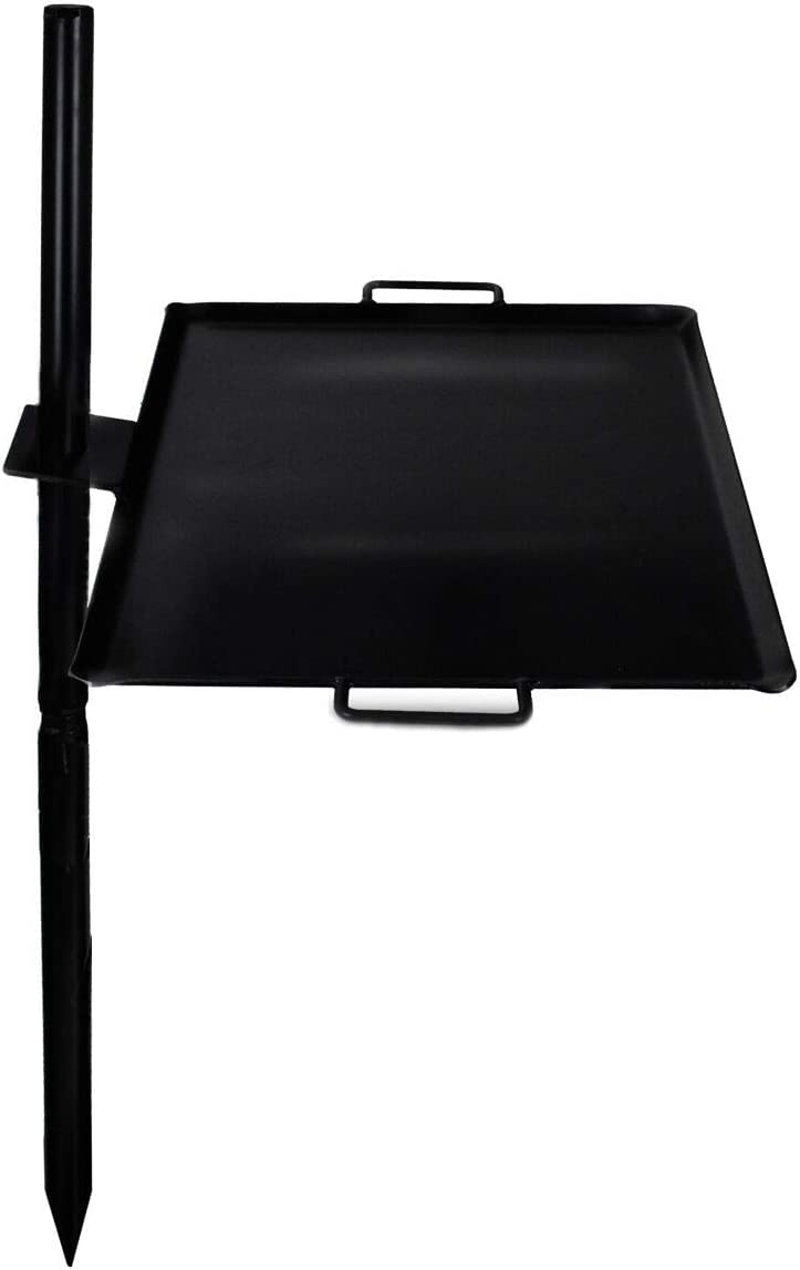 GameMaker Open Fire Cooking Grill - Portable Campfire Grill for Open Flame Cooking, Firepits, Outdoor Fire Rings & Camping - Hea