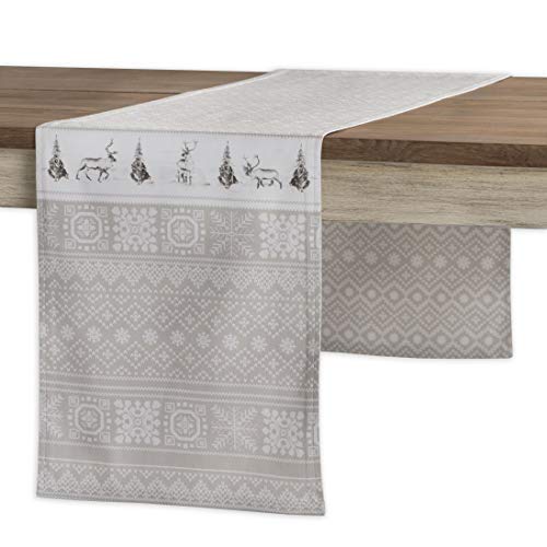Maison D' Hermine Tablerunner 14.50''X108'' 100% Cotton Decorative Table Runners, Kitchen, Wedding, Restaurant & Camping, Cozy C