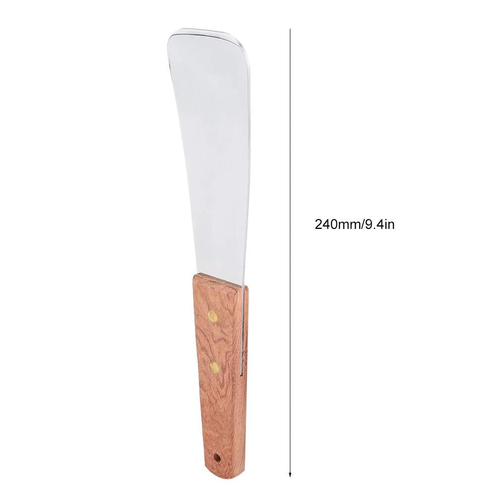 Ice Cream Scoop Stainless Steel Ice Cream Shovel With Wooden Handle Dessert Spade Butter Cutter For Spooning Frozen Hard Gelato