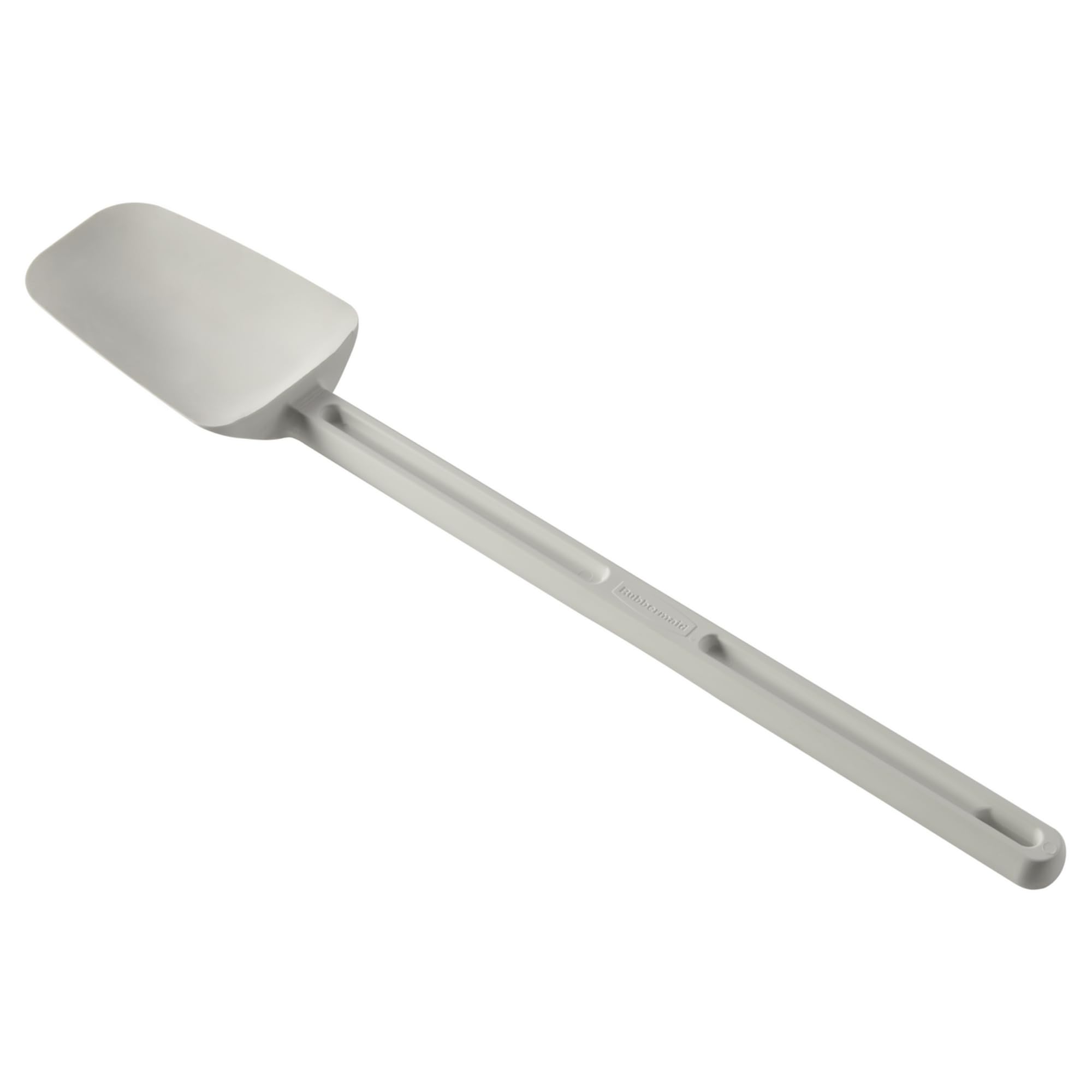 Rubbermaid Commercial Products Cold Temperature Spoon Spatula ,Dishwasher Safe, 16.5 Inch, White, Clean-Rest Design, For Restura