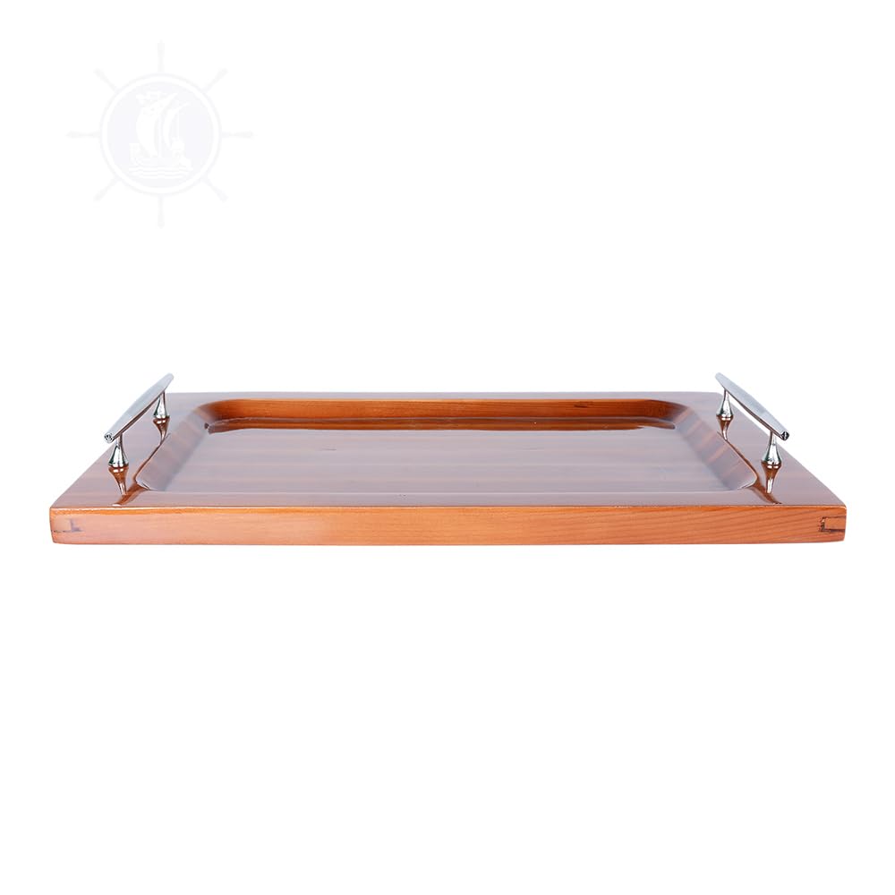 Chris Craft Nautical-Inspired Rectangular Cedar Serving Tray