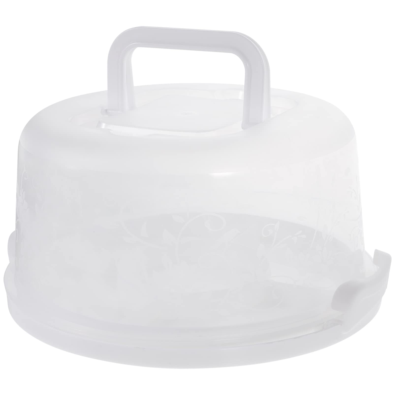 Alipis Cake Cupcake Carrier Portable Cake Holder With Lid And Handle, Cupcake Packaging Storage Display Boxes Round Cake Contain