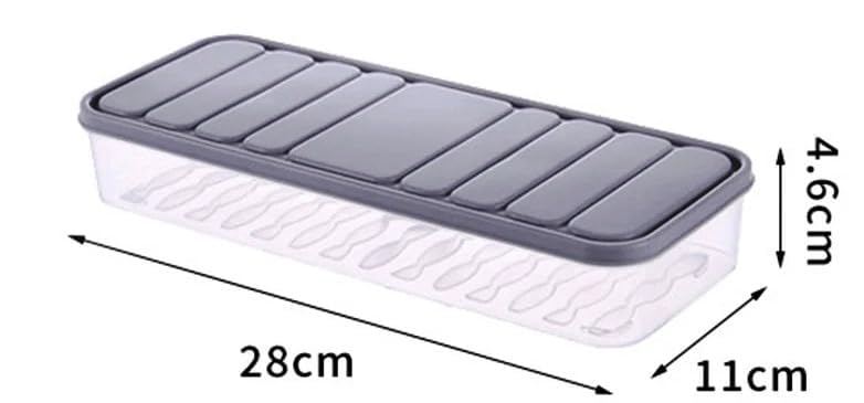 PRAFU 6 Fridge Storage Boxes Freezer Storage Containers, Container for Kitchen Storage Set, Storage in Kitchen, Vegetable Storag