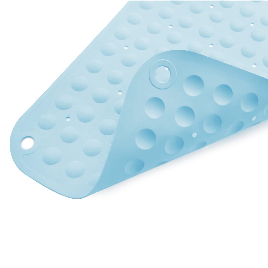 Cladore Extra Large Bath Tub Shower Mat 35L X 16W Inch Non-Slip, Rubber Bathtub Mat With Strong Suction Cups, Machine Washable B