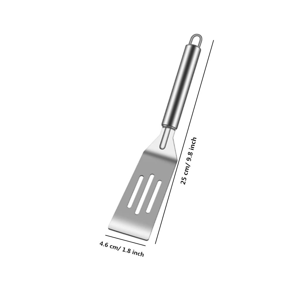 Mini Serving Spatula With Comfortable Handle, 9.8 Inch Stainless Steel Mini Brownie Serving Spatula For Fried Eggs, Cakes, Fryin