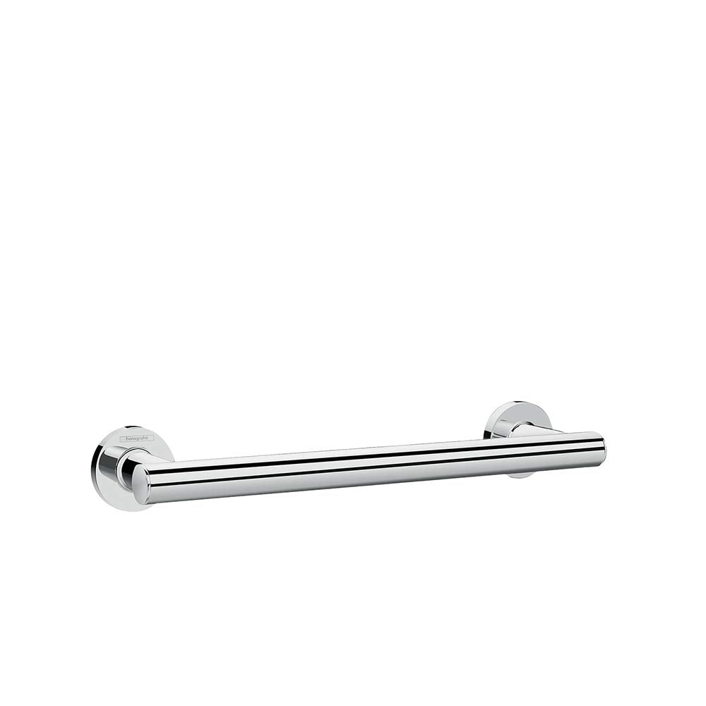 Hansgrohe -Towel Bar, 12'' 14-Inch Modern Bar In Chrome, 41713000