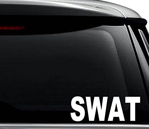 Swat Team Police Decal Sticker For Use On Laptop, Helmet, Car, Truck, Motorcycle, Windows, Bumper, Wall, And Decor Size- 15 Inch