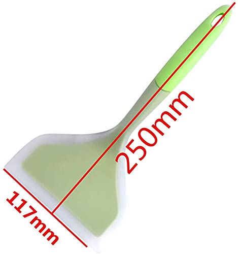 Luoyimao Silicone Pancakes Shovel Wide Spatula Turner Nonstick Fried Shovel Fish Spatula Silicone Wide Flexible Turner For Nonst