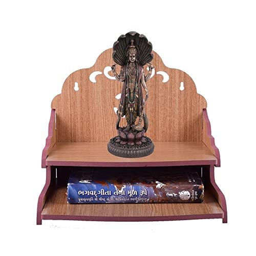 Ms Enterprises Wooden Beautiful Plywood Mandir Pooja Room Home Decor Office Or Home Temple Wall Hanging Product (5)