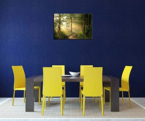 Forest Wall Art Modern Canvas Painting The Picture for Home DecorationTrees Foggy Morning Spring Landscape Print On Canvas Giclee Artwork for Wall Decor