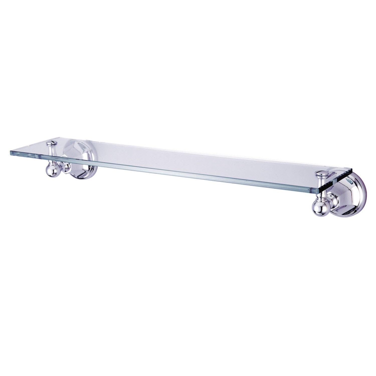 Kingston Brass BA4819C Metropolitan Cosmetic Glass Shelf  Polished Chrome
