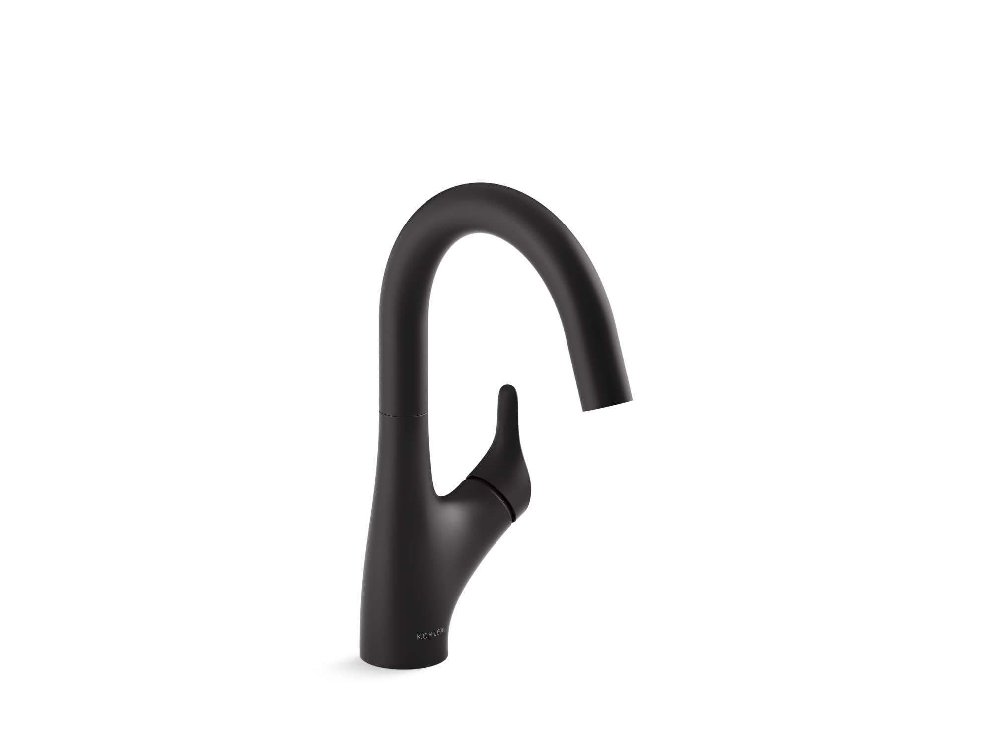 Kohler 30472-Bl Rival Single Handle, Bar Sink Faucet, Matte Black
