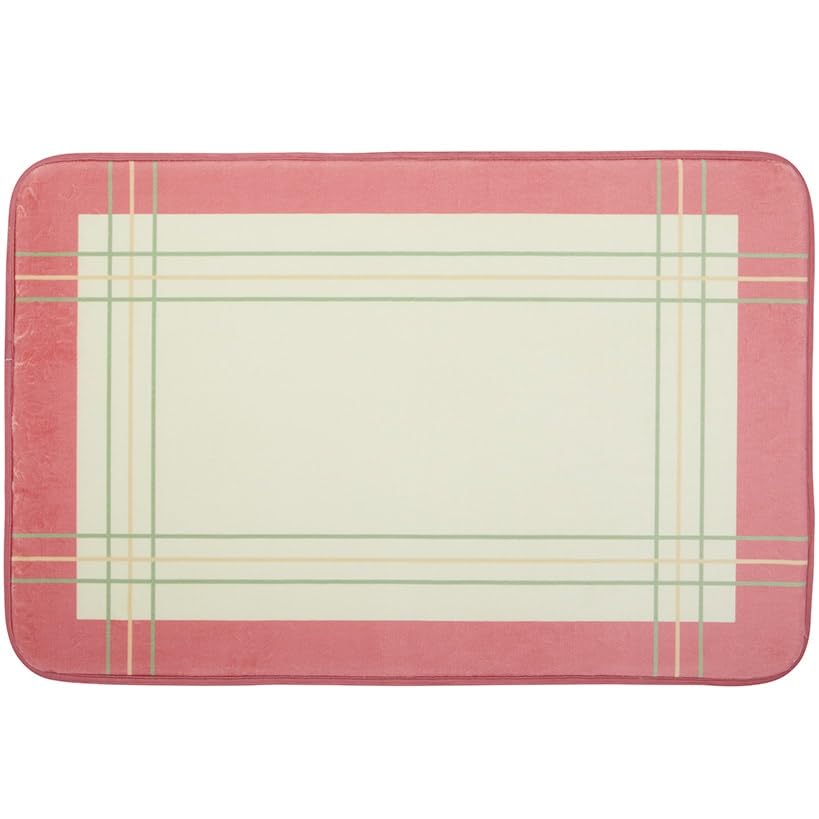 Yellow Plaid Bath Collection - Rug