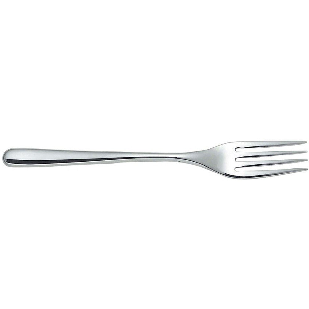 Alessi Lcd01/2R4 ''Caccia'' Table Fork 4 Prongs, Silver