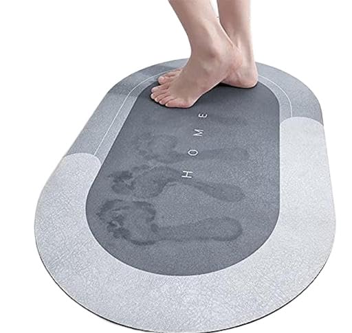 Floor Mat, Bath Mat, Doormat, Bathroom Carpet. Cushion Mat Super Absorbent Soft Carpet, Quick Dry Dirt Barrier for Home, Office