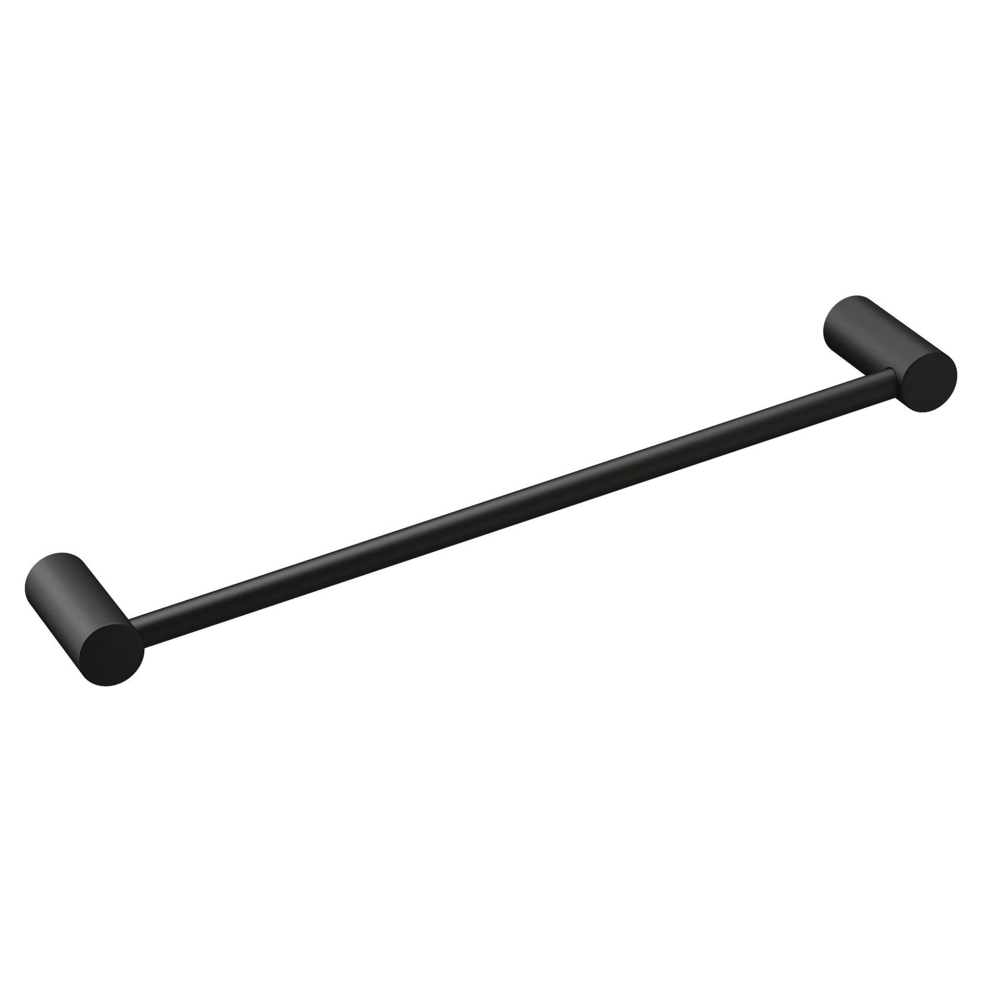 Moen Align Matte Black 24 In. Modern Towel Bar, Wall Mounted Towel Hanger, Yb0424Bl