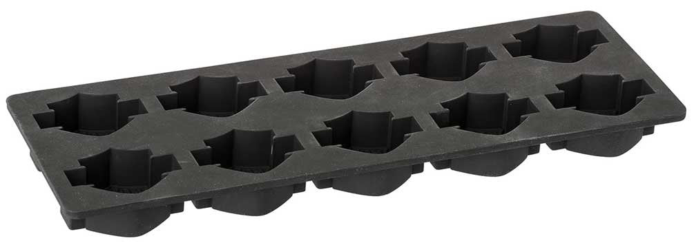 Harley-Davidson Core Bar & Shield Silicone Ice Cube Tray, Black Hdx-98500