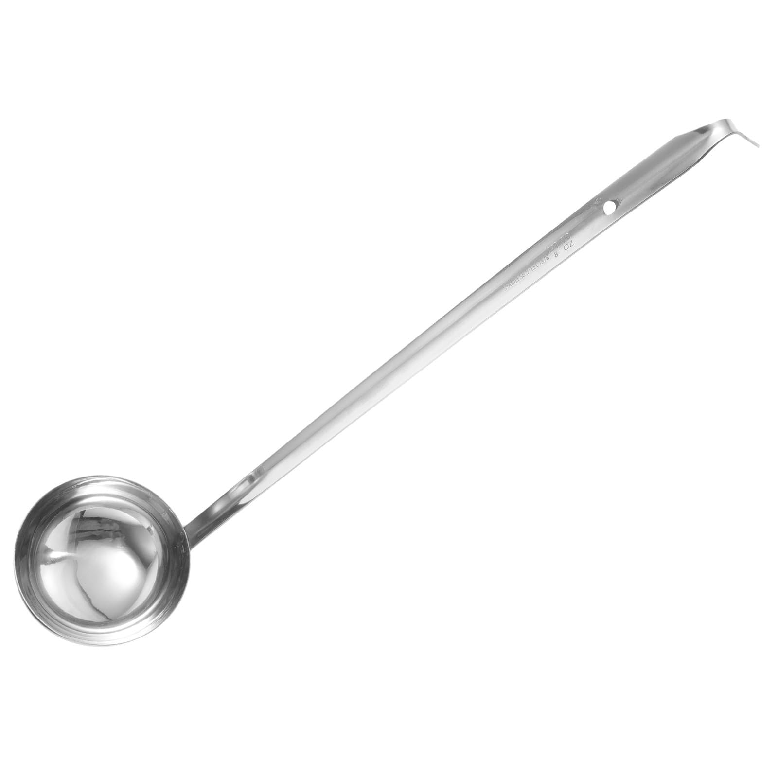 Stainless Steel Ladle 8 Oz Large Soup Spoon with Long Handle