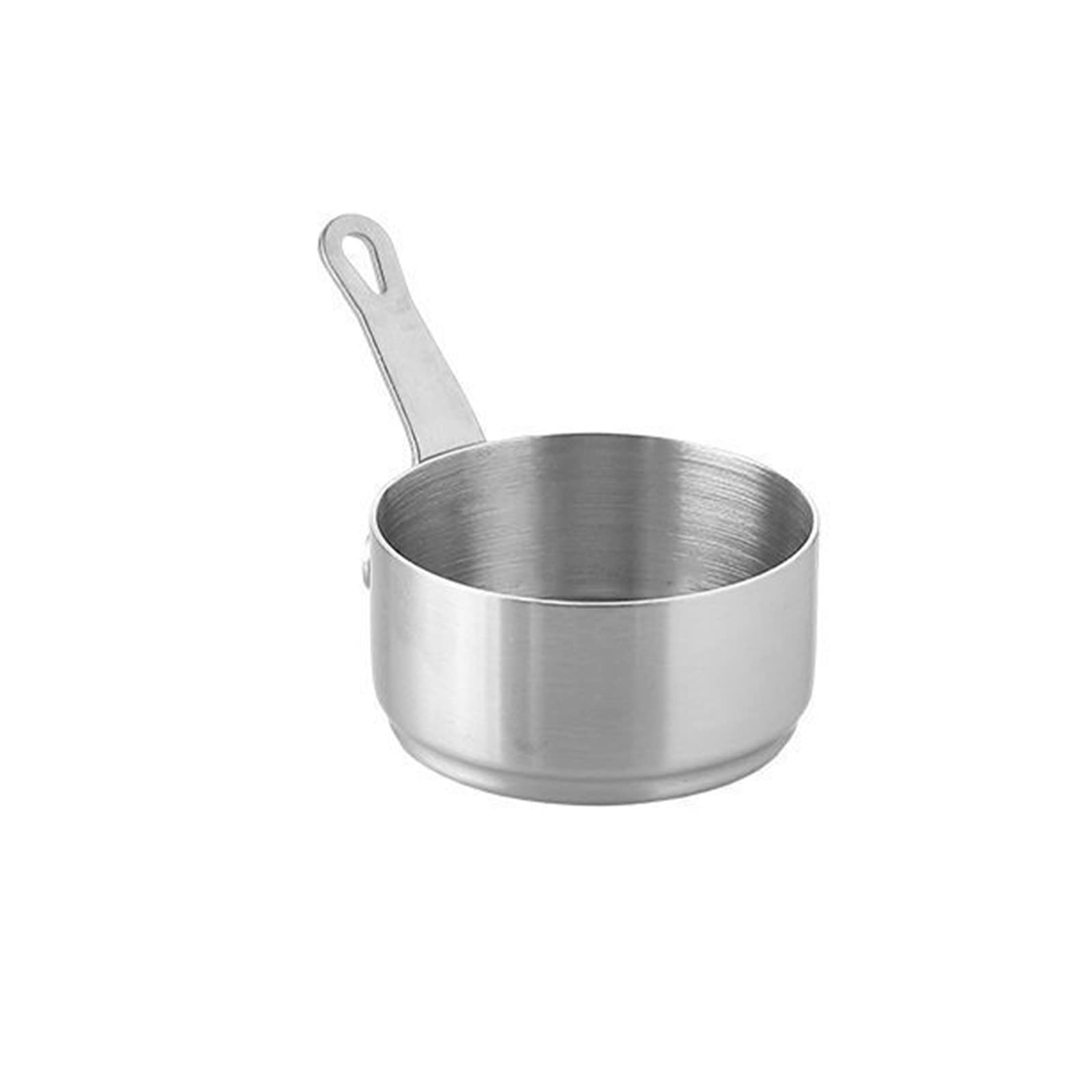 Elvaesther Handle Sauce Pan, Mini Sauce Pan With Hanging Hole, Handle Sauce Pot Multi-Purpose Corrosion-Resistant 304 Stainless