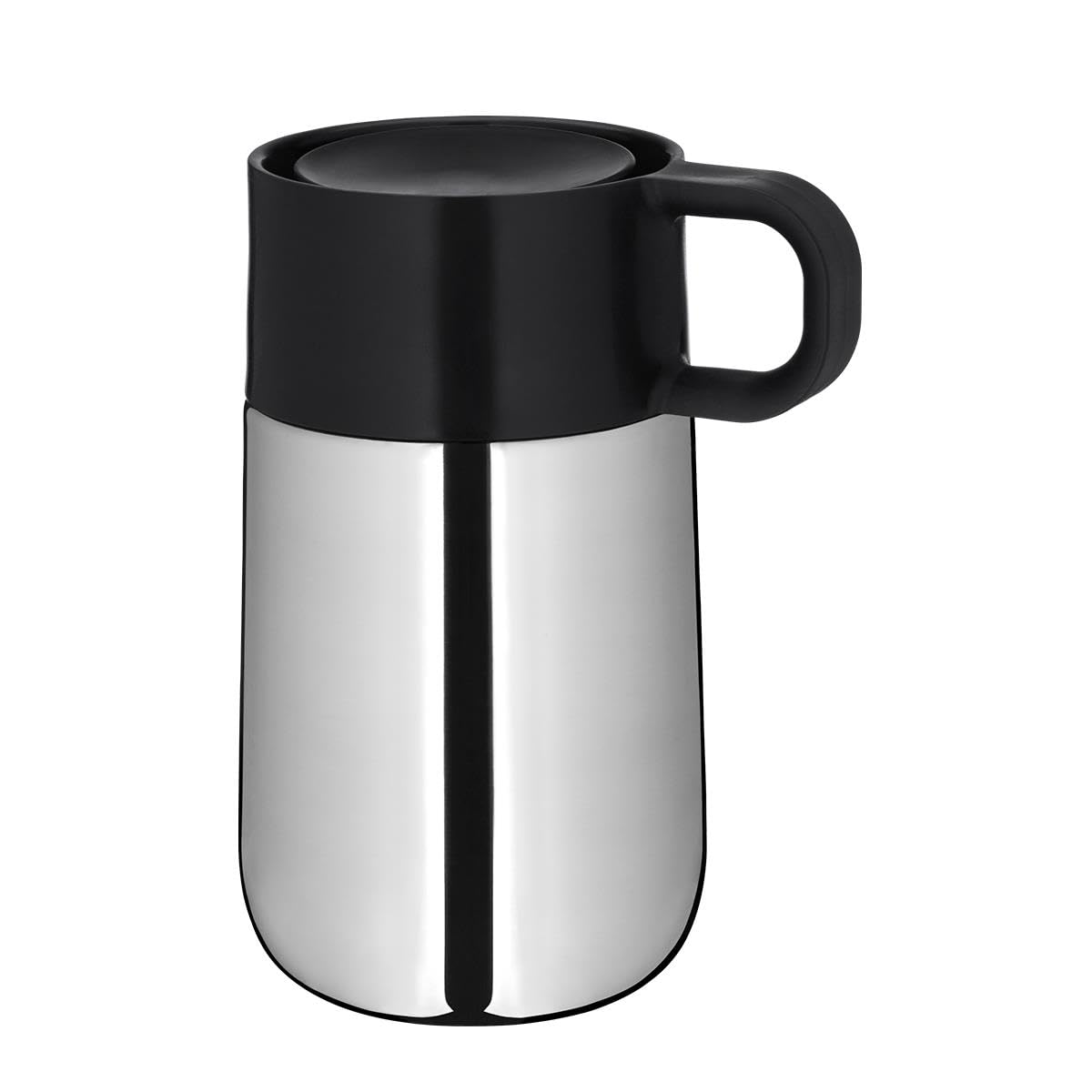 Wmf Impulse Travel Mug 0.3 L Height 14 Cm Diameter 7.8 Cm Automatic Closure 360? Drink Opening Keeps Drinks Warm 6 Hours/Cold 12