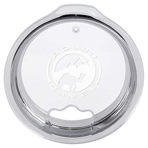 Replacement Polar Camel Clear Lids For 30-Ounce Stainless Steel Coffee Mug Tumblers - Closing, Snap, Magnetic, Open (Open Lid)