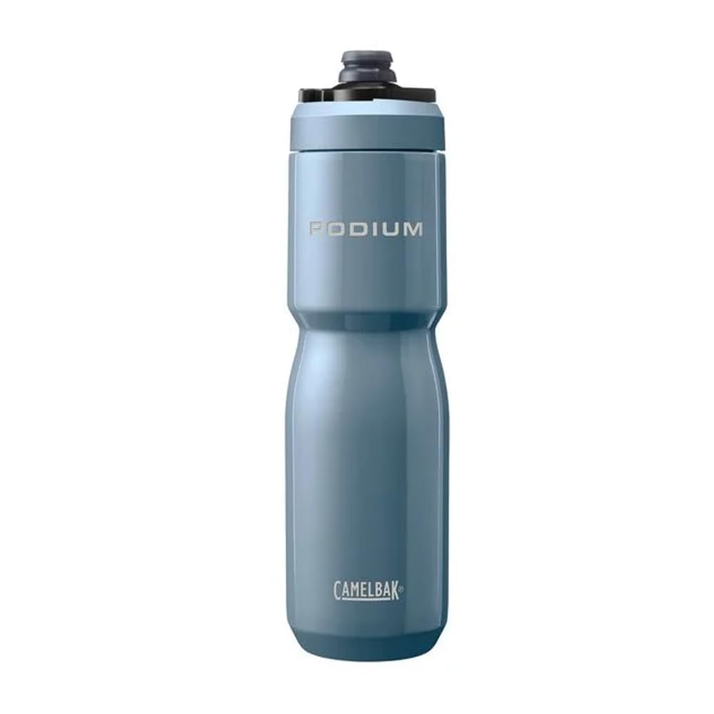 Camelbak Podium Steel Insulated Stainless Steel Bike Water Bottle - For Cycling, Fitness & Sports- Fits Most Bike Cages, 22Oz -