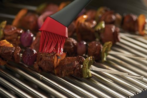 Grillpro 46074 Stainless Steel V-Shaped 15-Inch Grilling Skewers, 4-Pack