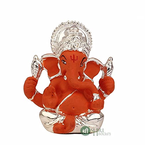 Profound Craft Resin Ganesha Idol Statue Figurine Decorative Ganesh Murti For Home Decoration And Gifts Handcrafted Ganesh Ji Mu