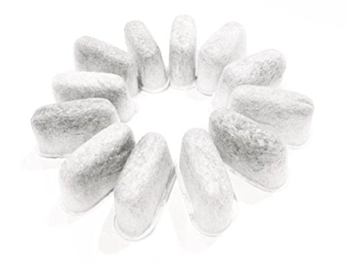 12 Nispira Replacement Activated Charcoal Water Filters For Cuisinart Coffee Machines, Compared To Cuisinart Dcc-Rwf