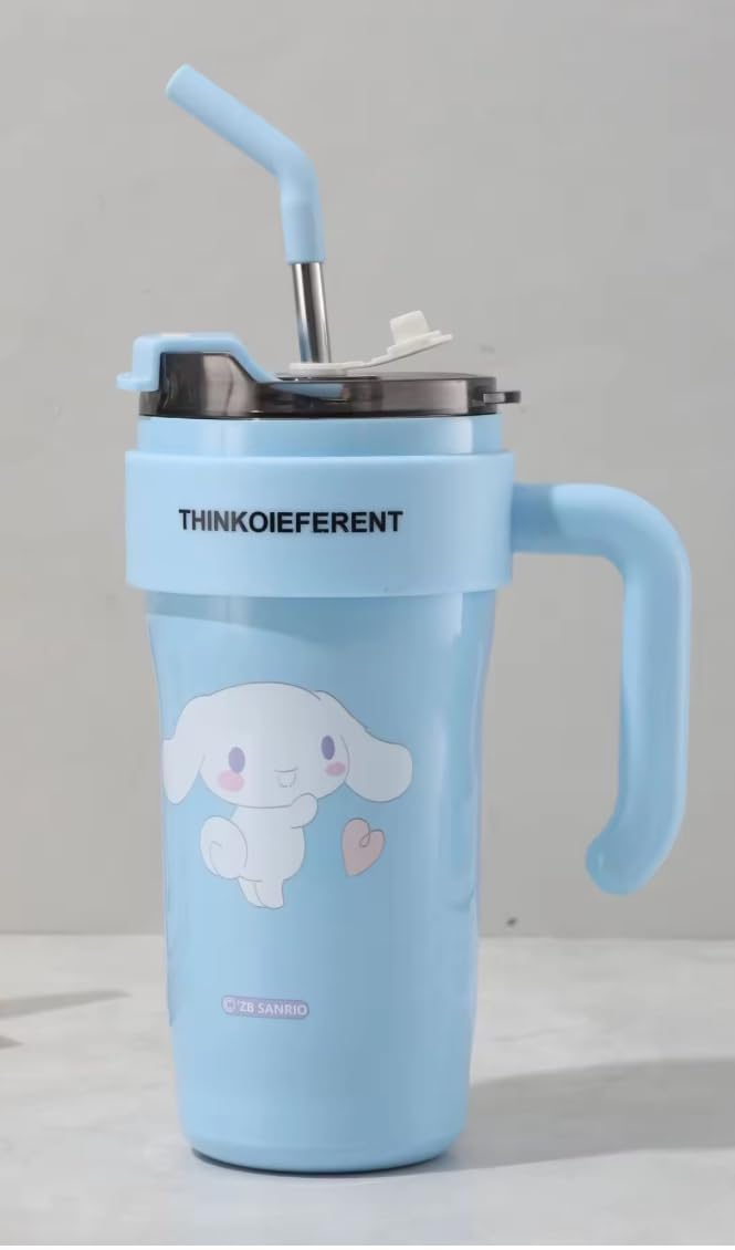 Fubix Stainless Steel Tumbler For Gym, 860Ml Stainless Steel Vacuum Insulated Cup  Leak Proof  Straw Wide Mouthdouble Walled T