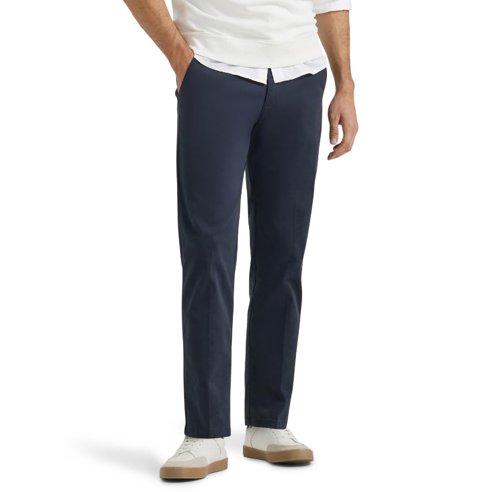 Lee Mens Performance Series Extreme Comfort Slim Pant, Navy, 42W X 30L