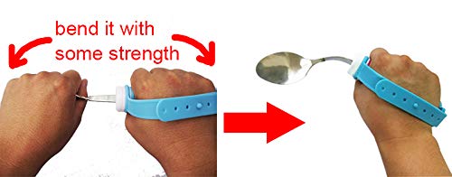 Flexible Stainless Steel Spoon With Adjustable Strap 360 Degree Rotatable Eating Aids Utensils For Disabled Patient Elder Arthri